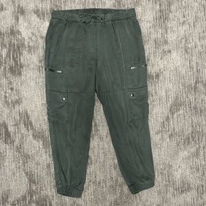 Banana Republic army green large cargo pants